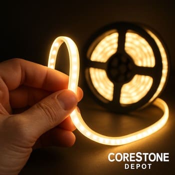 Mağazada vitrin üçün istifadə olunan LED lentlər və proyektorlar