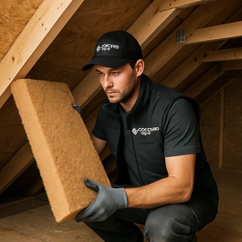 Dam izolyasiyası üçün qalın izolyasiya qatları və havalandırma boşluğu